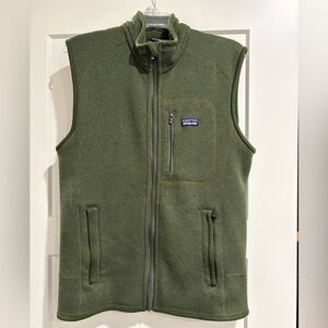 Patagonia Men’s Better Sweater Olive Zip-Up Vest